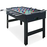 Seydrey 48' Full Size Foosball Table, Table Soccer Set with 2 Footballs, Score Keeper, Solid and Sturdy Legs...