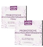 Milchsäurebakterien scheide PiùLife – 26 Mld UFC mit Lactobacillus crispatus, rhamnosus, reuteri – Vaginal Probiotikum für Flora Intima mit Inulin und FOS – 2 vaginalkapseln täglich