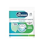 Dr. Beckmann MAGIC LEAVES Laundry Detergent Sheets NON-BIO | Convenient and pre-dosed laundry detergent sheets | Dissolvable climate neutral and easy to use | 25 sheets