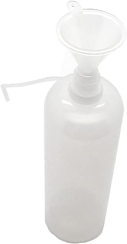 Miniatura 5 de 5 botellas de punta de aguja, botellas aplicadoras de punta de precisión de 4 onzas, con 2 mini embudo para manualidades de papel de quilling, tapa