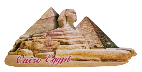 Imán 3D para nevera de El Cairo Egipto, recuerdo de viaje, imán decorativo tridimensional para decoración del hogar y la cocina