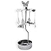 Spinning Butterfly Candle Holder Silver Metal Scandinavian Design Carousel