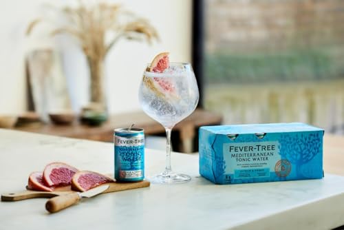 FEVER-TREE | Mediterranean Tonic Water | Mit natürlichen Aromen wie floralen Botanicals | 8 x 150 ml
