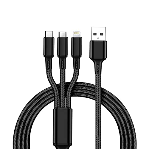 See full amazon price history chart for MAXXLITE Unbreakable 3 in 1 Charging Cable with 3A Speed, Fast Charging Multi Purpose Cable 1.5 Mtr Long, Type C cable, Micro Usb Cable and Cable for iPhone (Black) MAXXLITE Unbreakable 3 in 1 Charging Cable with 3A Speed, Fast Charging Multi Purpose Cable 1.5 Mtr Long, Type C cable, Micro Usb Cable and Cable for iPhone (Black) (B0BP28CMBZ) Amazon Price History, Amazon Price Tracker