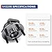 PAROD 513220 Front Wheel Hub and Bearing Assembly Compatible with 2005-2014 Subaru Outback, 2005-2014 Subaru Legacy 5Lugs w/ABS