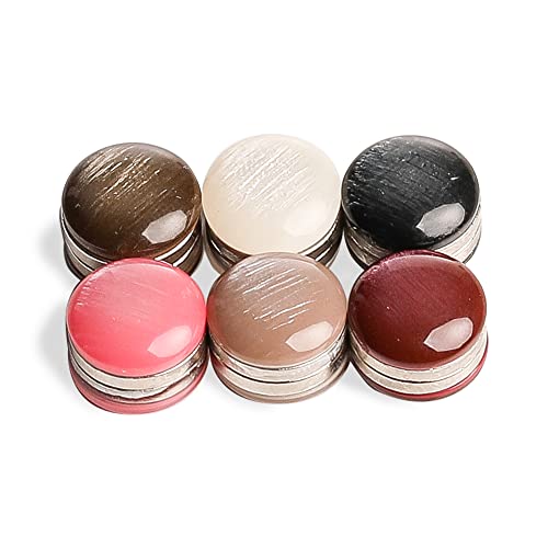 Hijab Magnetic Pins; Strongest Colorful Hijab Magnets for All Fabrics [Colorful 6-Pack]