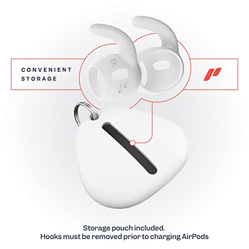 Proof Labs 4 Pairs for AirPods Pro 2 Ear Hooks Covers [Added Storage Pouch] Accessories Compatible with Apple AirPods Pro 2nd Generation - 6