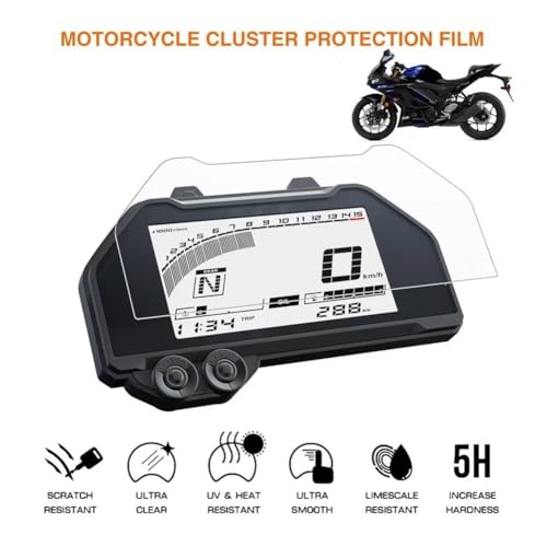 Films combiné d'instruments moto pour éliminer les rayures du tableau de bord