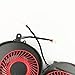 QUETTERLEE Replacement New Laptop GPU Cooling Fan for MSI GS63 GS63VR GS73 GS73VR GS62 GS72 MS-17B1 MS-17B2 MS-16K2 MS-16K3 MS-16K4 MS-16K5 Stealth Pro Series BS5005HS-U2L1 Fan