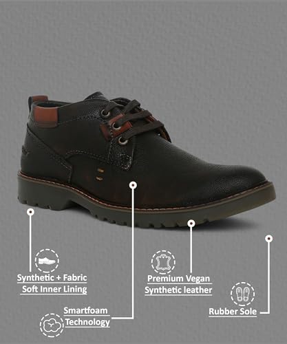 Image of Buckaroo Jaripeo Delmar Premium Vegan Synthetic Tan Casual Shoes for Mens