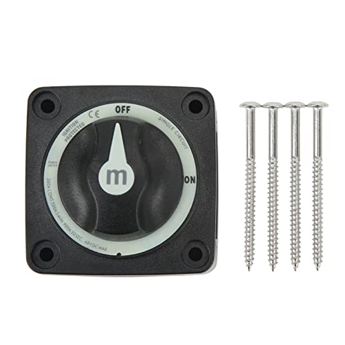 Interruptor de bateria de 48V DC 300A IP66 Circuito único à prova d'água Interruptor ON OFF Ideal p