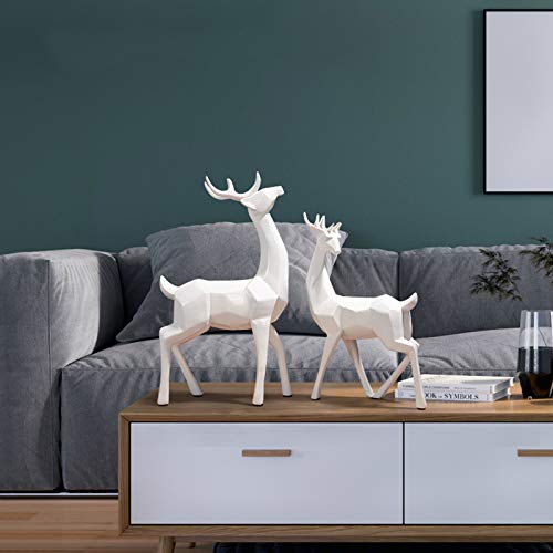 Décoration de bureau style simple animal résine cerf maison - 3