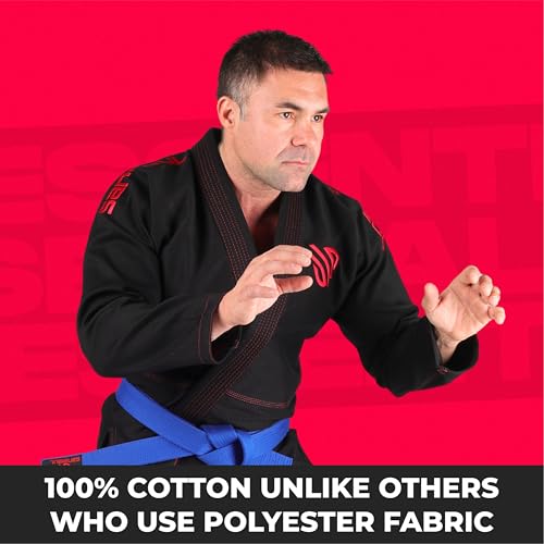 Miniatura 6 de Sanabul Essentials Ultra Light Jjb V.2 Jiu Jitsu Gi Con Tela Preencogida Negro, A0