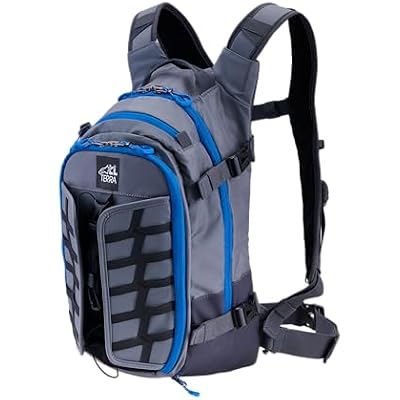 Alpinestars AT-15 Backpack Men's, Motorcycle Adventure & Off-Road, Rugged 900D Construction, Hydration Compatible - One Size, Dark Gray/Deep Gray