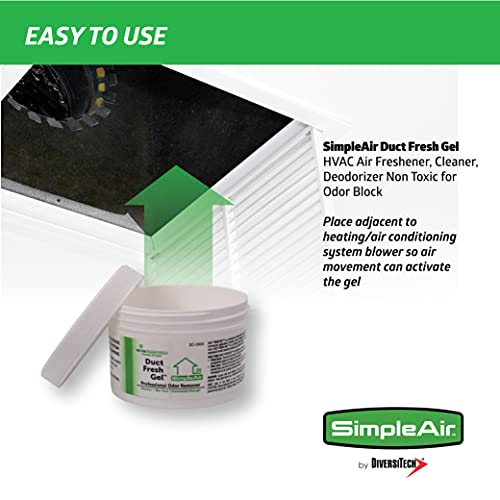 Simpleair SC-0800 Duct Fresh Gel - Hvac Air Freshener thumb #1