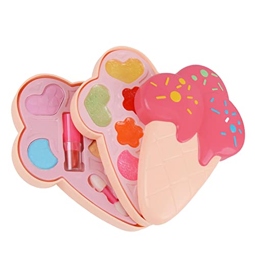 Hodfid Trousse de Maquillage pour Petites Filles,Ensemble de Maquillage Lovely Kids - Les Enfants Jouent des Jouets de Maquillage Cadeau de Noël, Ensemble de Maquillage Lavable pour Les Petites Cover
