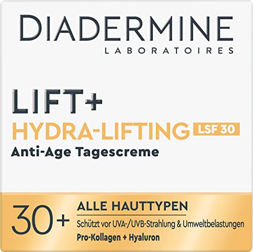 Crema de día Lift+ Hydra-Lifting Diadermine antiarrugas con factor solar SPF 30 2