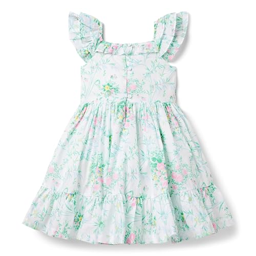 Janie and Jack Girls White Floral Dress (Toddler/Little Big Kids)2