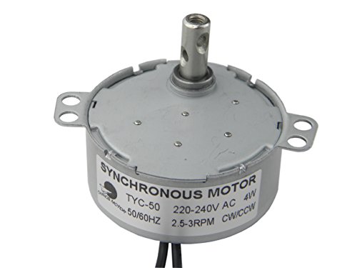 Synchronmotor TYC-50 AC 220V 2.5-3RPM CW/CCW Getriebemotor Langsam...