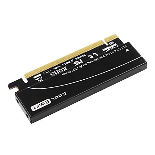 gazechimp Adaptador NVME M.2 Para PCIe Placa De Expansão PCI Express X16 Para M2 Com Dissipador De C