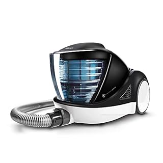 Polti Forzaspira Lecologico Aqua Allergy Natural Care, Aspirapolvere Senza Sacco con Filtro ad acqua, Filtro Hepa H13, 6 Accessori, Bianco e Nero