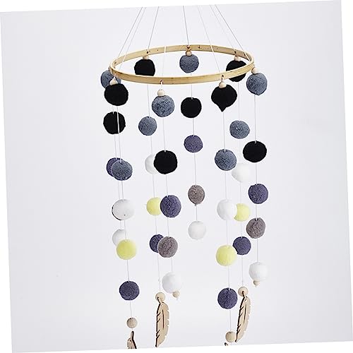 Wakauto 2 Pçs Corda Berçário Móvel Bebê Crianças Decoração Do Quarto Berço Móvel Brinquedo Infantil