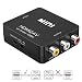 Produktbild HDMI zu AV Konverter, HDMI zu RCA AV/CVSB L/R Video 1080P HDMI2AV Unterstützung NTSC PAL Ausgang für TV DVD PAL PS3 PS4 Xbox