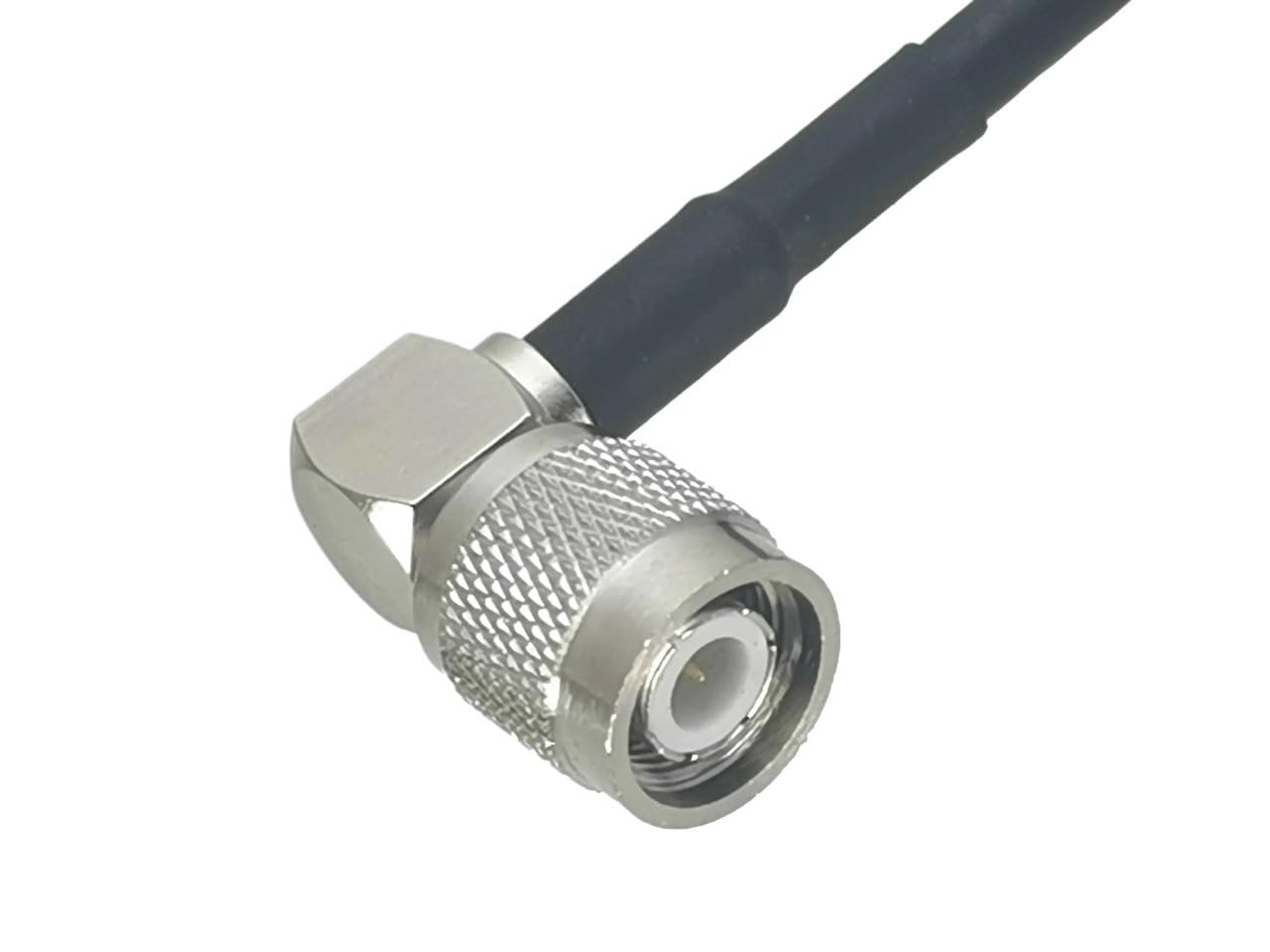 LIHUA RG58 wtyczka męska kąt prosty do wtyczki męskiej zacisk przewodu złącze koncentryczne pigtail kabel nowy 6 cali ~ 20 m (5 m)