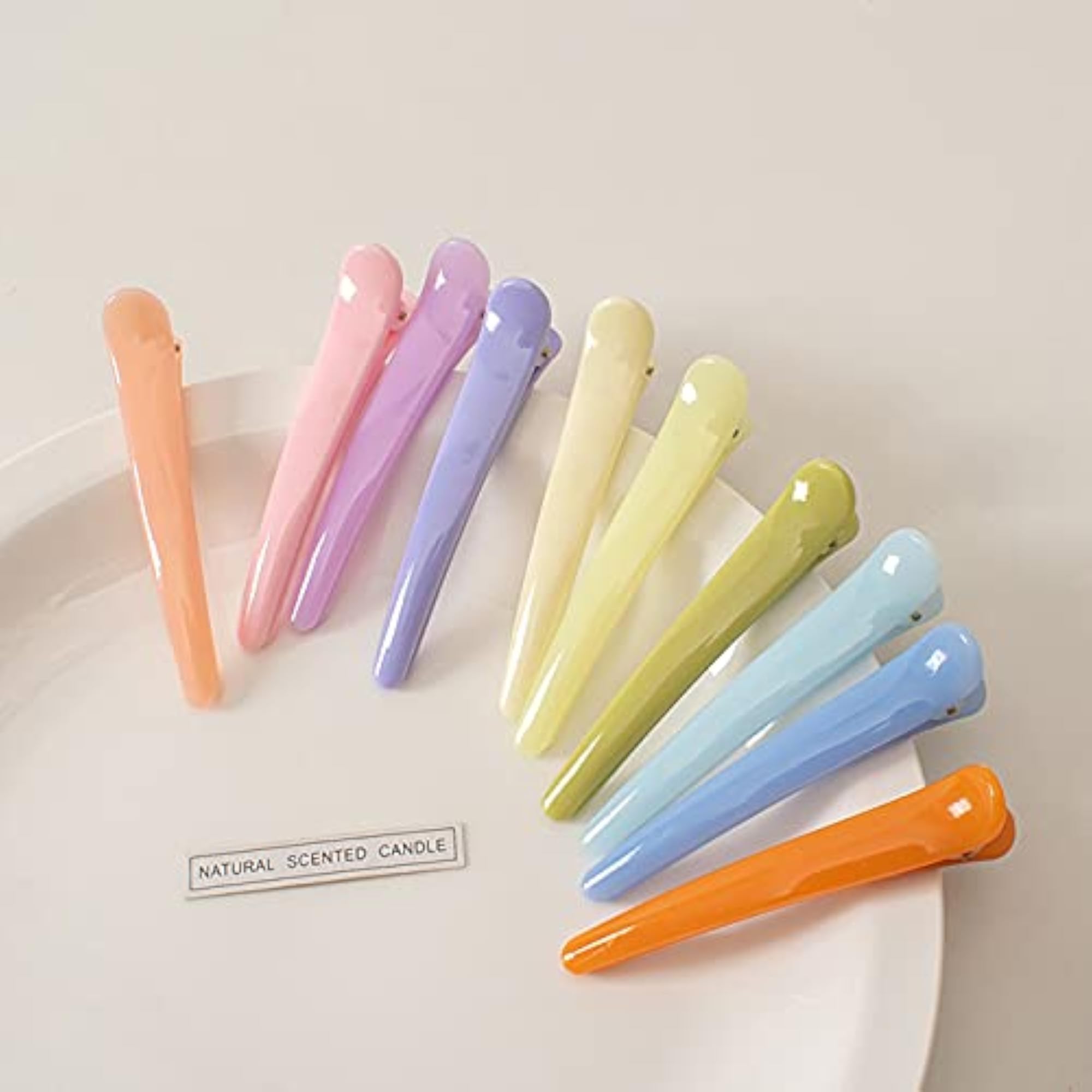 10pcs Colorful Alligator Hair Clips Set, Trendy Accessories