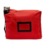 Cardinal bag supplies Large Combination Locking Medicine Bag, Red