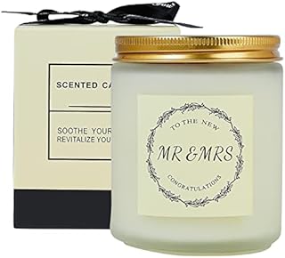 Rosemary+Orange+Sage Scented Candles - Wedding Gifts for Couples,Congratulations Wedding Candles for Brides Groom,Present for Brides Groom Weddings Keepsake Gifts,Congratulations to The New Mr & Mrs