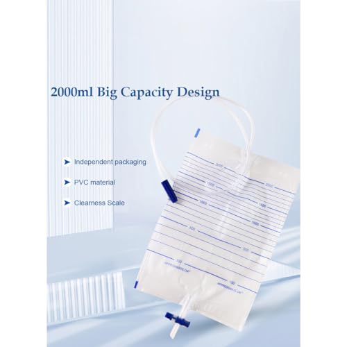 Kondom Katheter Externer selbstdichtender Satz Urinalkondom Für Männer+Urinbeutel(30mm/1.18inch)