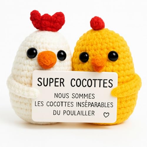 Super Cocottes© | Duo Best Friends | Idee Cadeau Original | Amie BFF Copine Pote Collegue |...