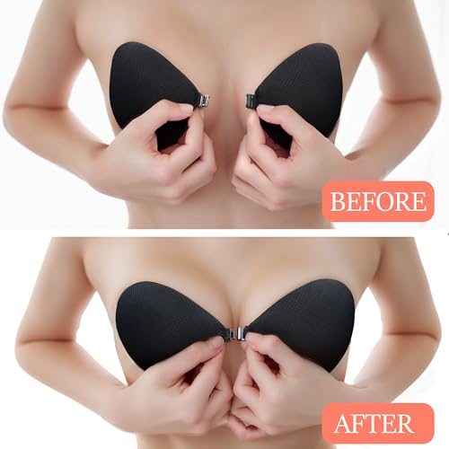 Adhesive Bra Push Up, Women Strapless Sticky Backless Dress Bras, Invisible Lifting Stick on Bra3