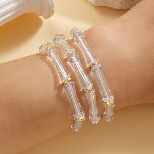 Bangles Bracelets for Women Jade Bamboo Bracelets Dainty Bamboo Bangle Bracelet for Women Trendy Jewelry Gifts Stocking Stuffers Christmas Gifts3