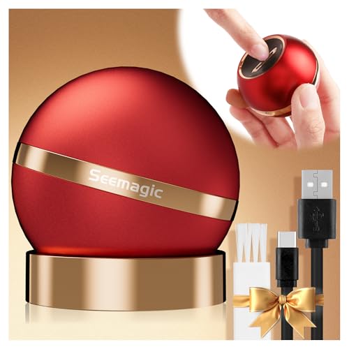 Seemagic Electric Nail Clippers for Adults, Baby Electric Nail Trimmer with Light & 2 Speeds,Fingernail Cutter and File 2 in 1 Design, Nail Scraps Storage