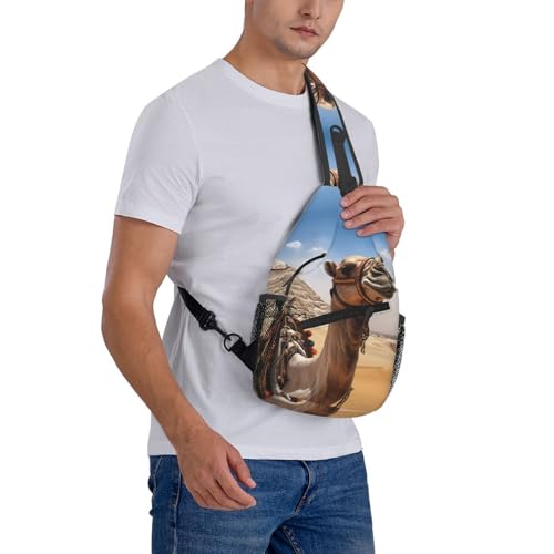 Mochila Sling Negra Compacta para Uso Diario y Viajes miniatura 7