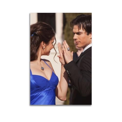 GVMRFCDD Poster The Vampire Diaries - Impression sur toile moderne pour salon, chambre à coucher - 20 x 30 cm - Style sans cadre