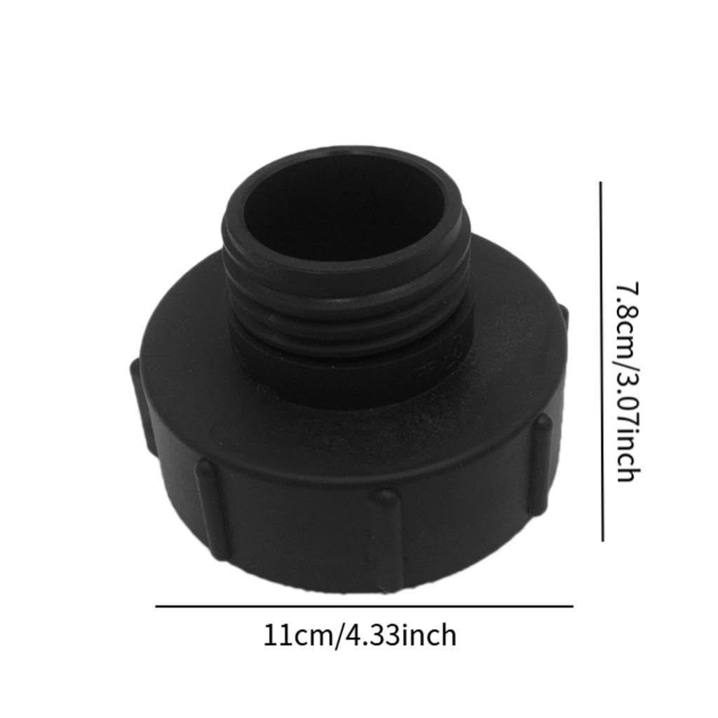 Connettore per Serbatoio d'Acqua, Adattatore per Serbatoio IBC, Connettore per Tubo da Giardino, Accessorio Industriale per Contenitore da 1000 Li