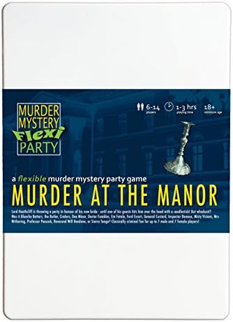 Murder Mystery Flexi Party Murder at the Manor 6-14 Player Dinner Party Game