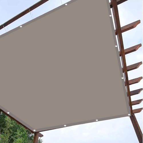 Toile d'ombrage imperméable pour protéger un long balcon du soleil