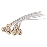 Onite MR16 MR11 Lamp Socket, Holder Common to: Miniature Bi-Pin Base, G4, G6.35, GY6.35, GX5.3 MR16, GZ4 MR11 Lamp Female Base Socket (6-Pack)