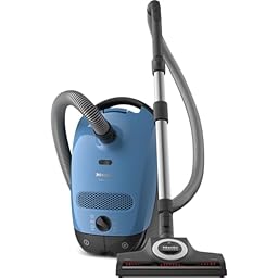 Miele Classic C1 Turbo Team Bagged Canister Vacuum - Tech Blue