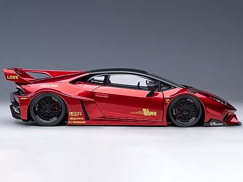 Autoart Lambo Huracan GT 1:18 Rojo Metalizado miniatura 3