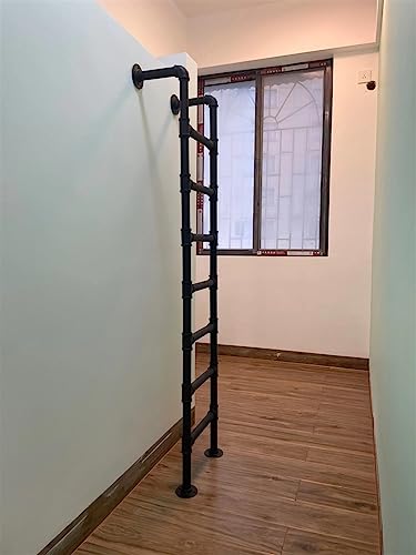 Replacement Loft Bed Ladder with Safety Cover and Screws for Twin Bunk Beds