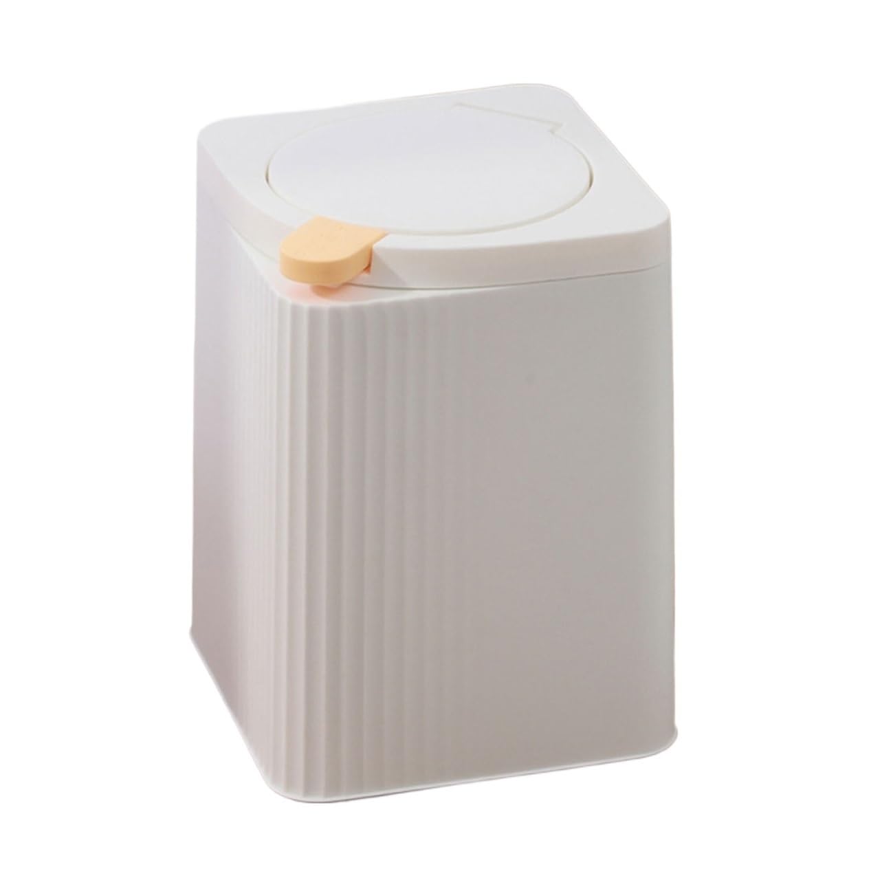 Trash Can Press Lid Garbage Container Bedroom Toilet Office Kitchen Dustbin Desktop Waste Bins