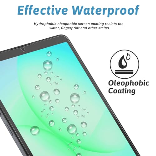 GOZOPO Screen Protectors for Samsung Galaxy Tab A11/ Tab A9 (8.7 inch), HD Clear Tempered Glass Film - 2 Pack - Image 3