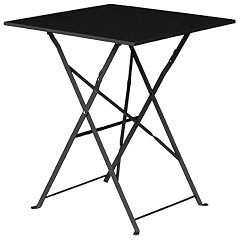Bolero Black Pavement Style Steel Table Cover
