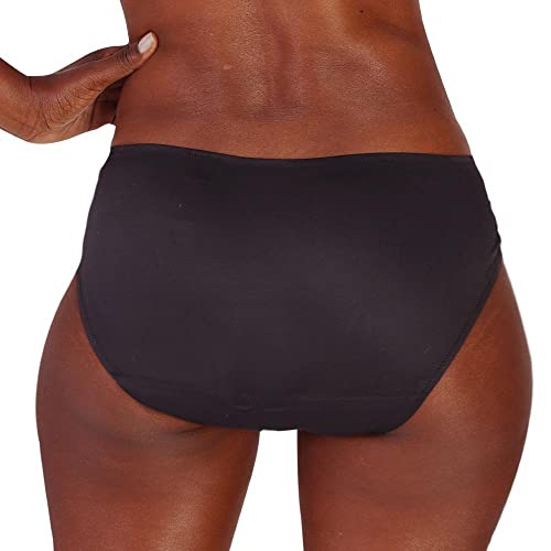 Tena Calcinha Lavável, Calcinha Absorvente para Incontinência Urinária, Preta - G