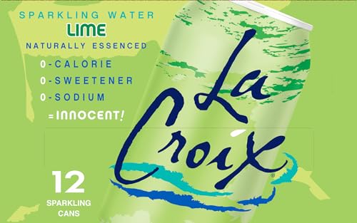 La Croix Sparkling Water, Lime, 12 Fl Oz (pack of 12)